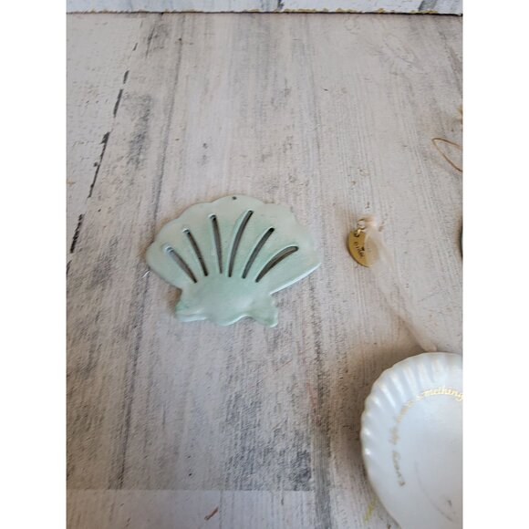 Seashell conch Shell Beach variety ornament Xmas unique set - Picture 4 of 8